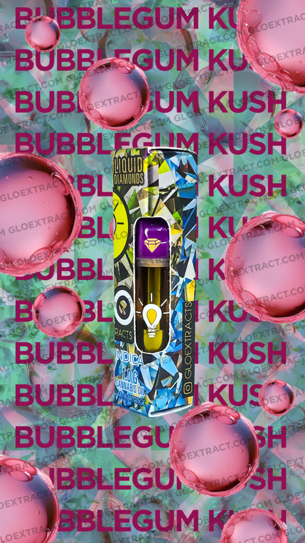 Glo diamonds v2 WITH CARTRIDGES Bubblegum Kush